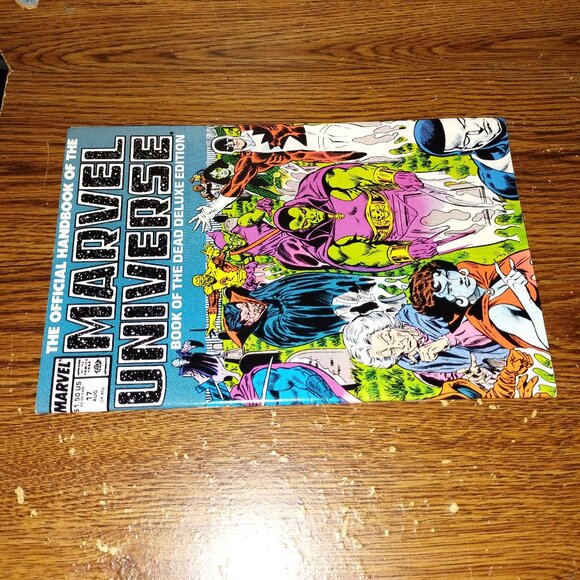 Official Handbook of Marvel Universe Book of the Dead Deluxe Edition #17 Destiny - Picture 3 of 3